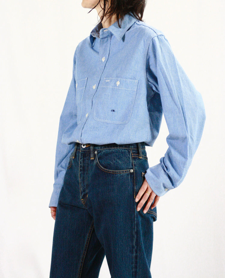 J.B. ATTIRE / Riviera chambray shirt / JBG-2401 /