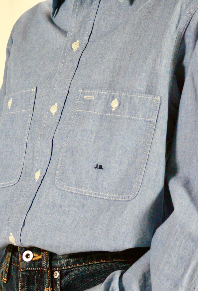 J.B. ATTIRE / Riviera chambray shirt / JBG-2401 /