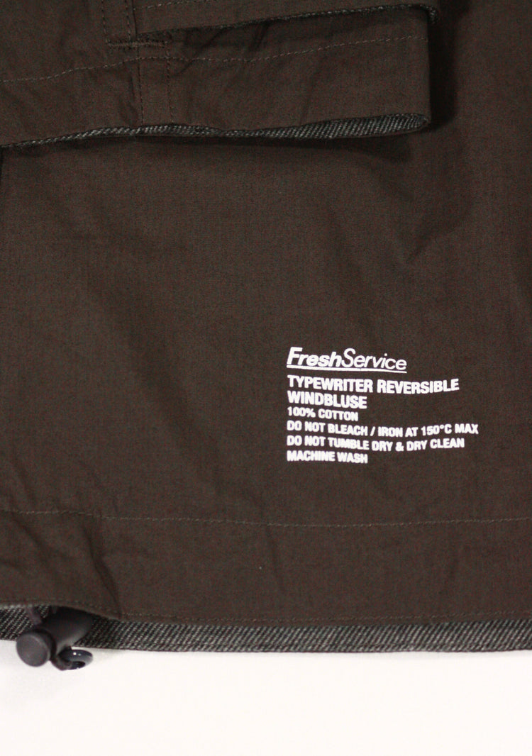 FreshService / TYPEWRITER REVERSIBLE WINDBLUSE / GRAY / FSC243-30007 /