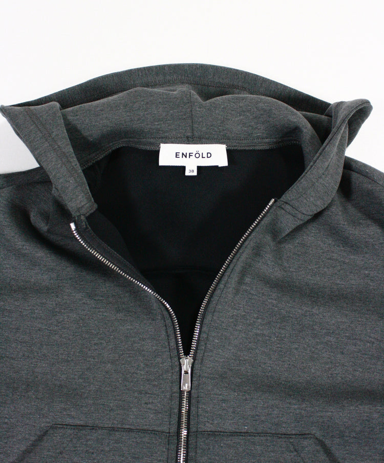 ENFÖLD / SOLID HOODIE / Charcoal Gray / 300HA180-1140