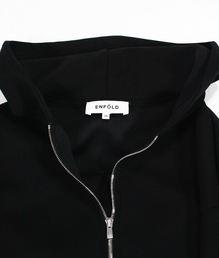 ENFÖLD / SOLID HOODIE / BLACK / 300HA180-1140