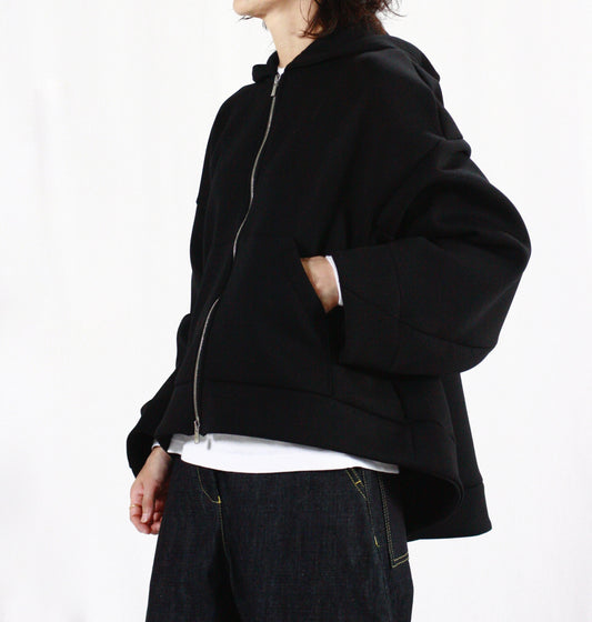 ENFÖLD / SOLID HOODIE / BLACK / 300HA180-1140