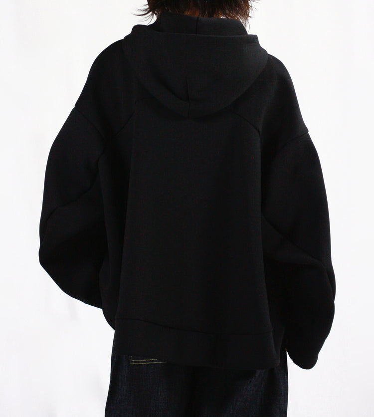 ENFÖLD / SOLID HOODIE / BLACK / 300HA180-1140