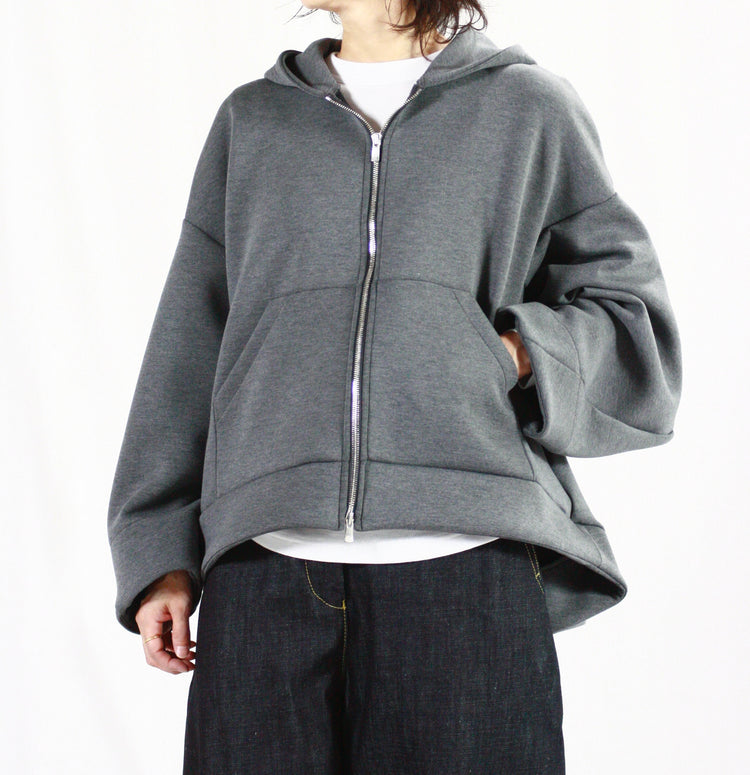 ENFÖLD / SOLID HOODIE / Charcoal Gray / 300HA180-1140