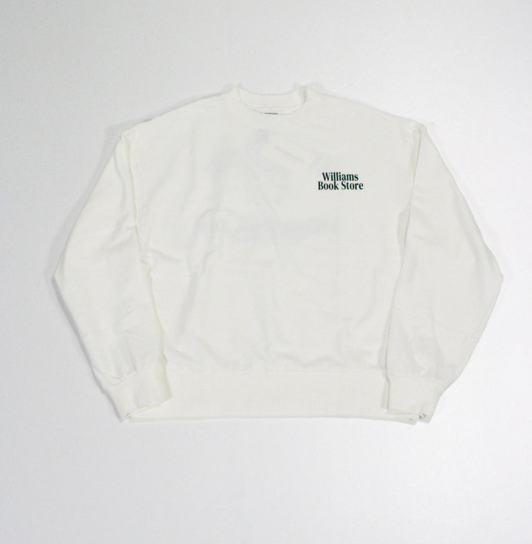 THE SHINZONE / BOOK STORE SWEATSHIRT / WHITE / 24AMSCU08