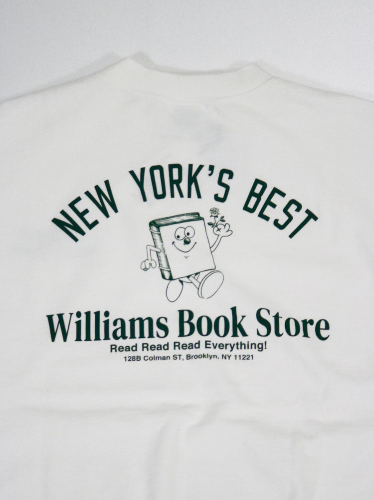 THE SHINZONE / BOOK STORE SWEATSHIRT / WHITE / 24AMSCU08