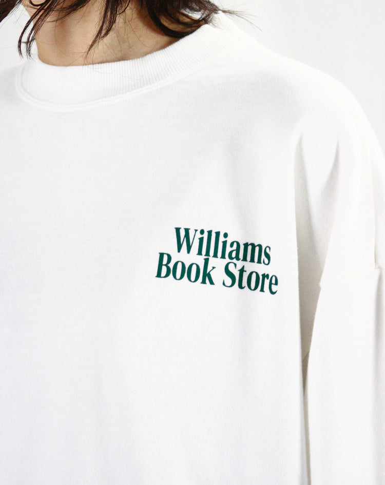 THE SHINZONE / BOOK STORE SWEATSHIRT / WHITE / 24AMSCU08