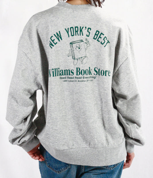 THE SHINZONE / BOOK STORE SWEATSHIRT / GRAY  / 24AMSCU08