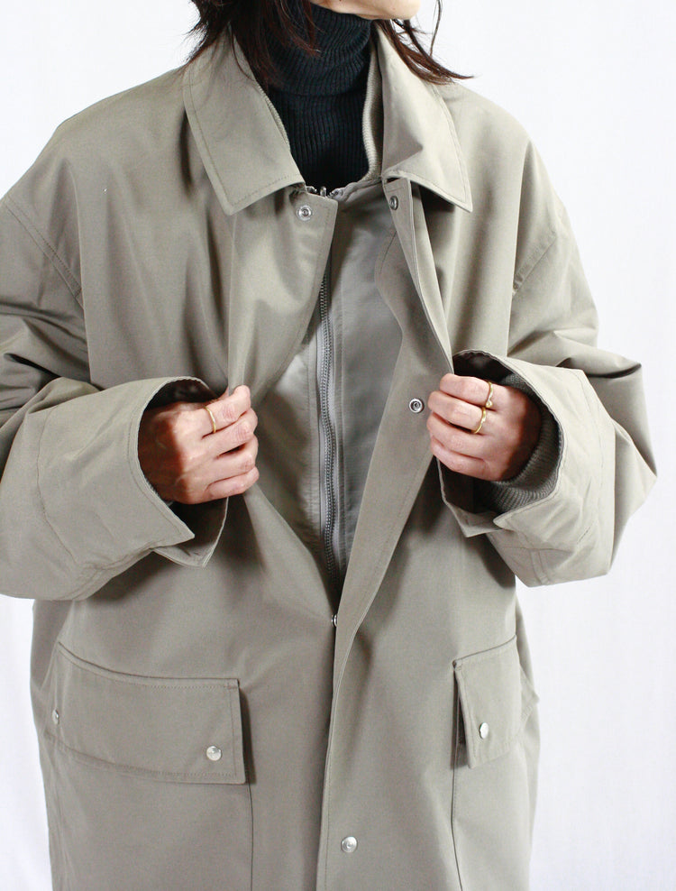 08sircus / MA-1 reversible jacket / khaki beige / S24AW-OT01