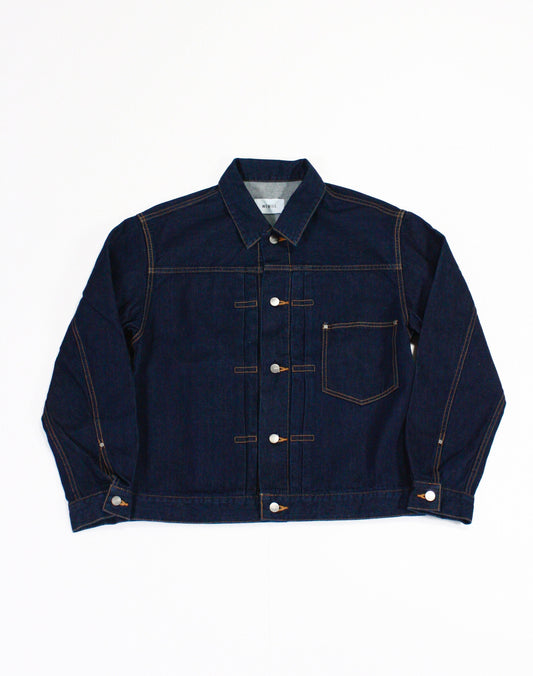 WEWILL / TRUCKER JACKET 1st / NAVY / W-015-3008