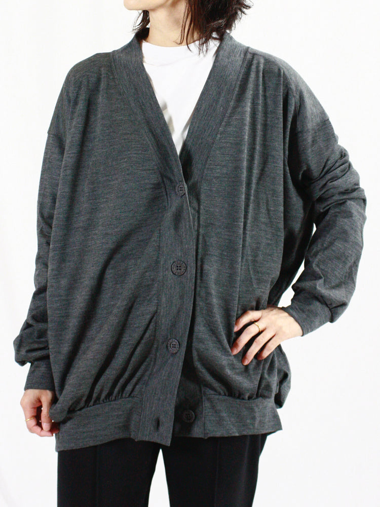 COGTHEBIGSMOKE / JORDAN CARDIGAN / CHARCOAL / 11201-110-1010-1