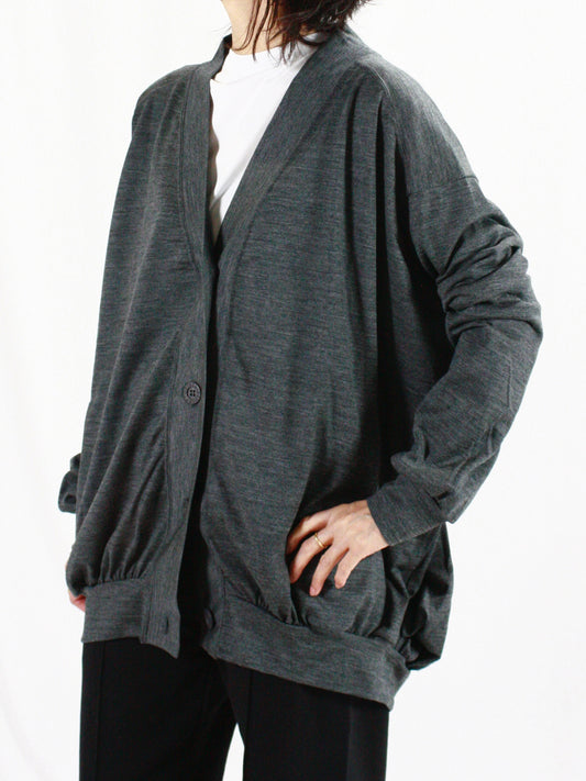 COGTHEBIGSMOKE / JORDAN CARDIGAN / CHARCOAL / 11201-110-1010-1