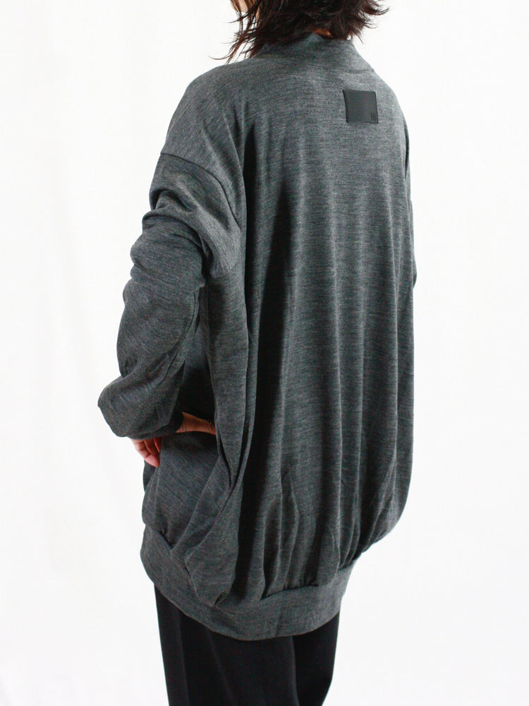 COGTHEBIGSMOKE / JORDAN CARDIGAN / CHARCOAL / 11201-110-1010-1