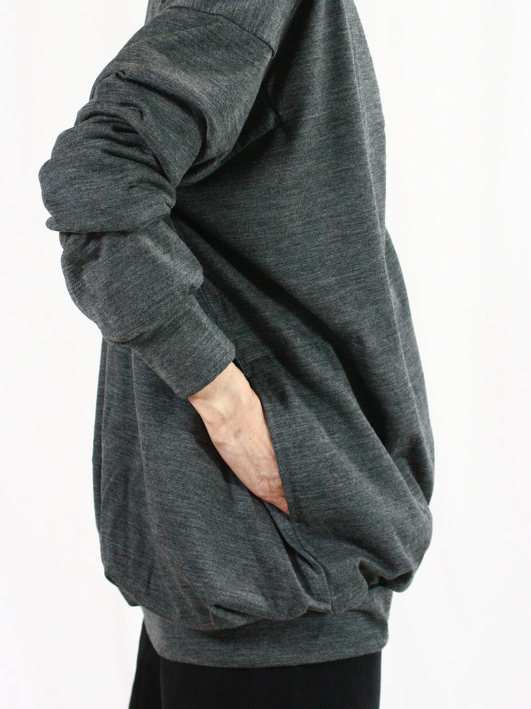 COGTHEBIGSMOKE / JORDAN CARDIGAN / CHARCOAL / 11201-110-1010-1