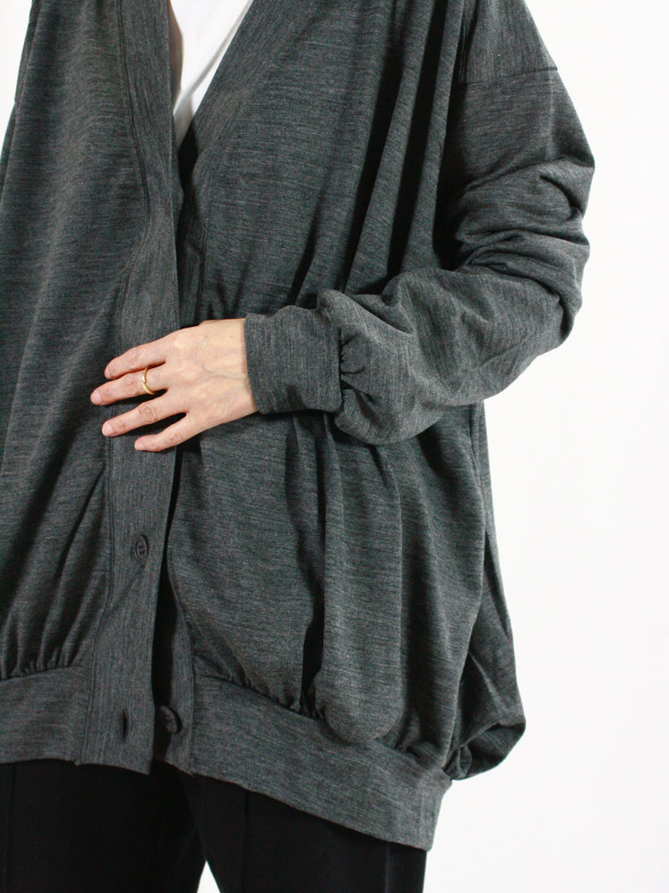 COGTHEBIGSMOKE / JORDAN CARDIGAN / CHARCOAL / 11201-110-1010-1