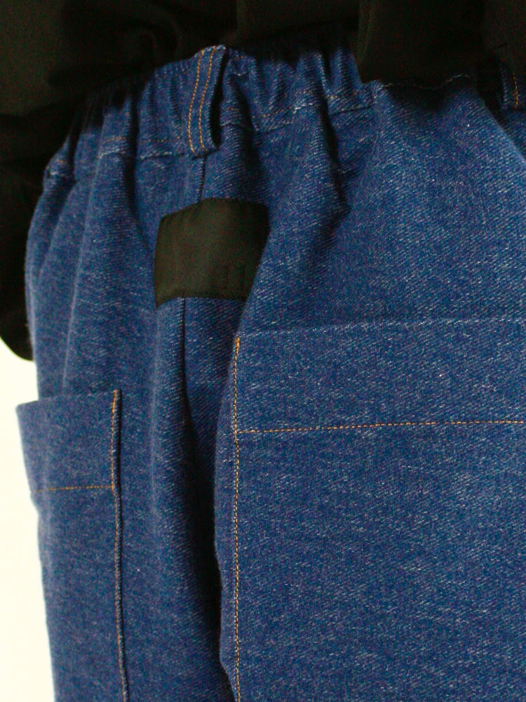 COGTHEBIGSMOKE / KASSIDY DOUBLE TUCK TROUSERS  / INDIGO / 11602-167-1113-1