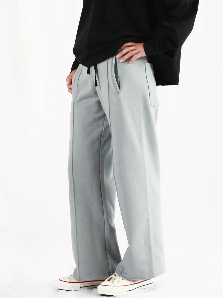 COGTHEBIGSMOKE / GALAXY SEMI-WIDE TROUSERS  / STONE / 11601-181-726-1