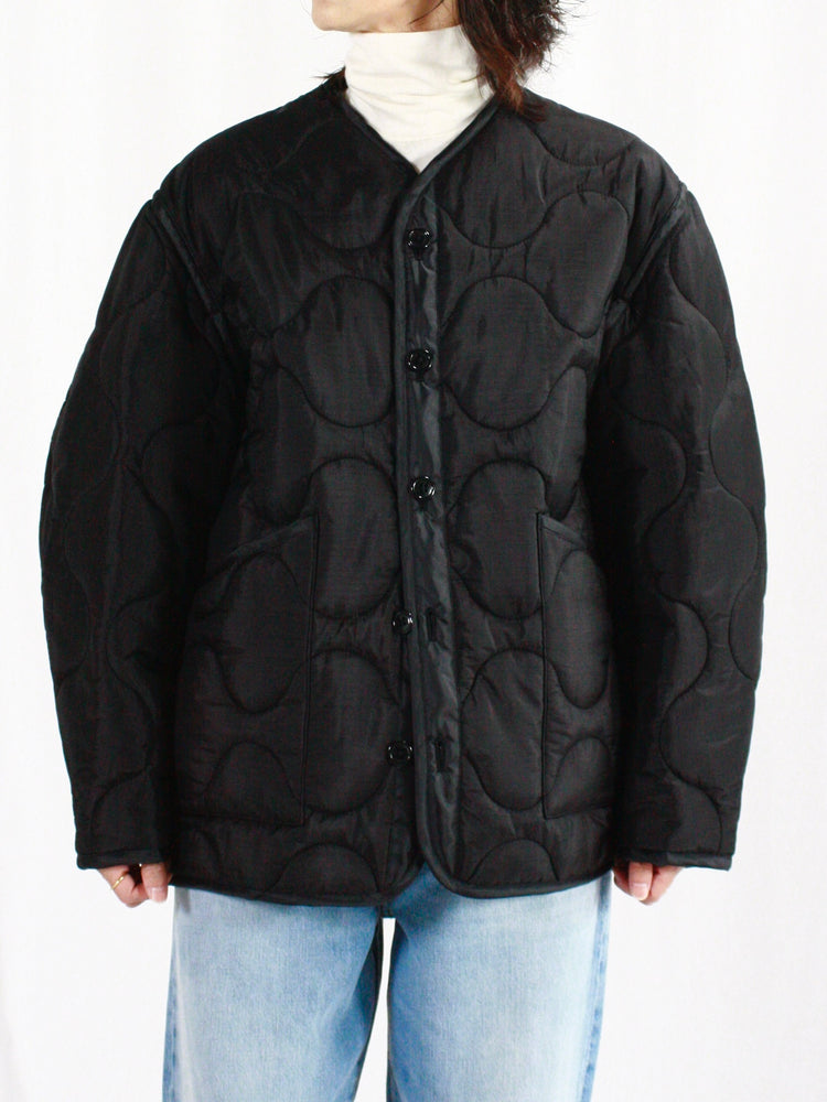 HYKE / QUILTED LINER JACKET / BLACK / 17486