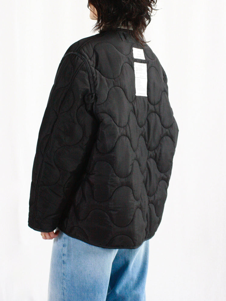 HYKE / QUILTED LINER JACKET / BLACK / 17486