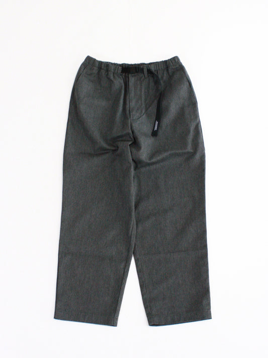 DESCENDANT / CLASP WEBBING TROUSERS / GRAY / 242TQDS-PTM02