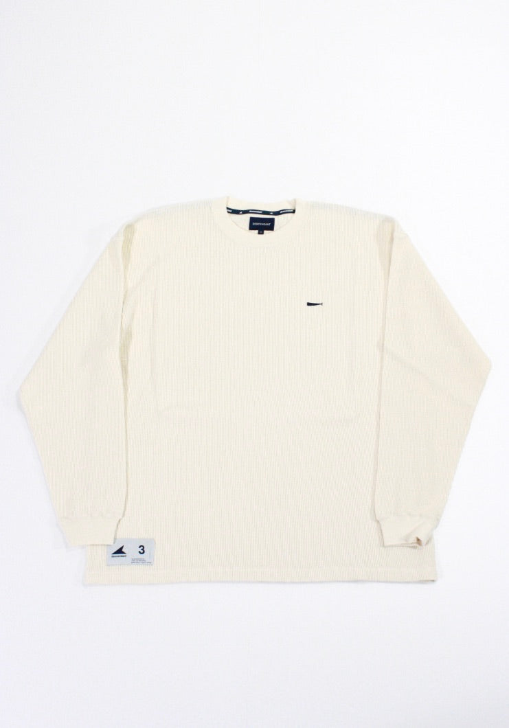 DESCENDANT / GAUFRE WAFFLE LS / OFF WHITE / 241ATDS-CSM10