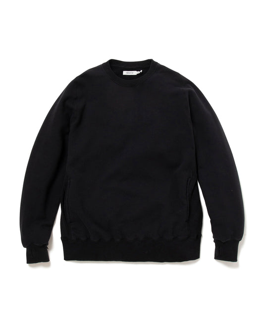 nonnative / DWELLER CREW PULLOVER COTTON SWEAT / BLACK / NN-C4501