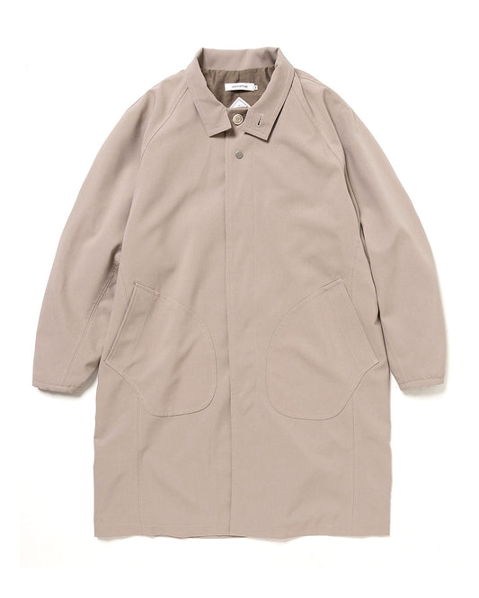 nonnative / STRANGER LONG COAT POLY WEATHER WITH GORE-TEX WINDSTOPPER® / IVORY / NN-J4615