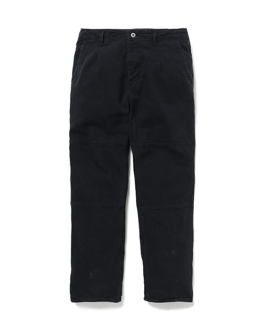 nonnative / WORKER TROUSERS COTTON OXFORD SULFUR DYE / BLACK / NN-P4520