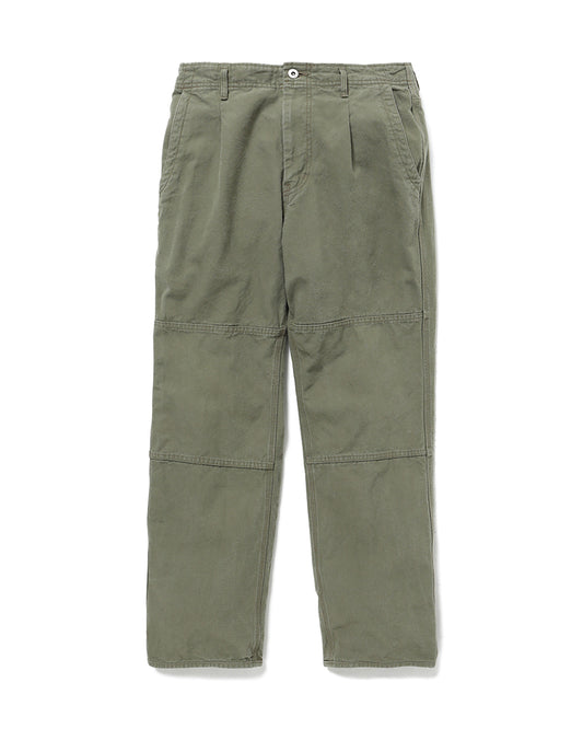 nonnative / WORKER TROUSERS COTTON OXFORD SULFUR DYE / KHAKI / NN-P4520