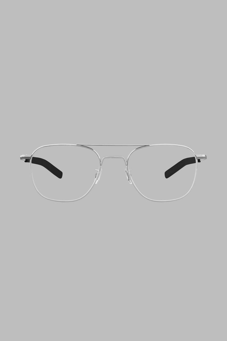 E5 eyevan × HYKE / EH-2 / METALLIC SILVER × CLEAR / 19375