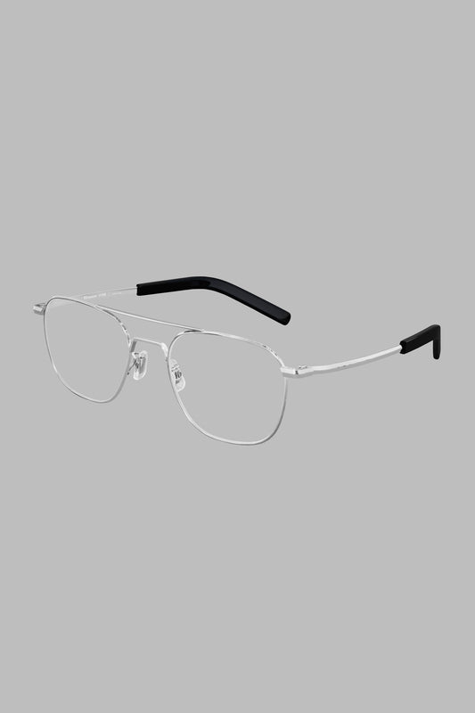 E5 eyevan × HYKE / EH-2 / METALLIC SILVER × CLEAR / 19375