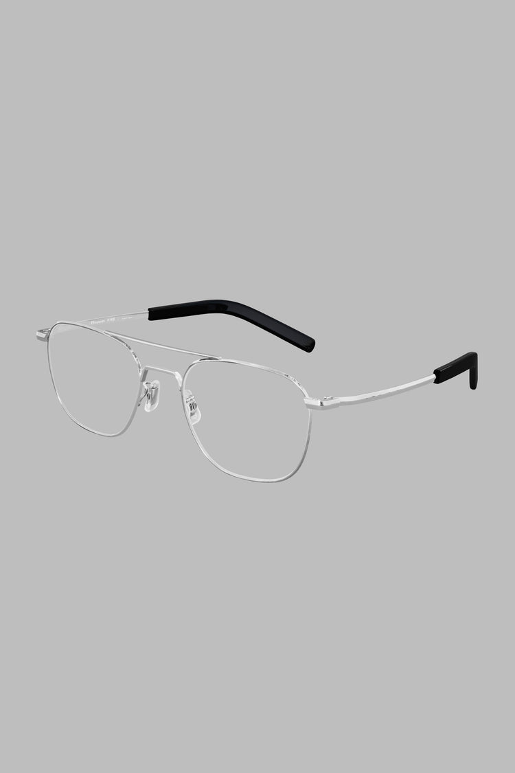 E5 eyevan × HYKE / EH-2 / METALLIC SILVER × CLEAR / 19375
