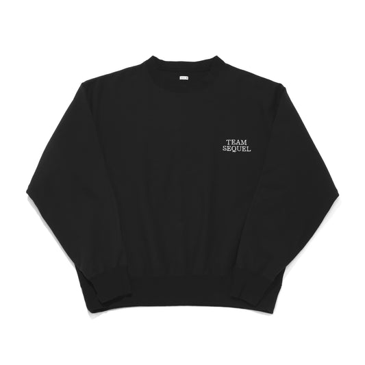 SEQUEL / CREW NECK SWEAT / SQ-25AW-CS-02 / BLACK