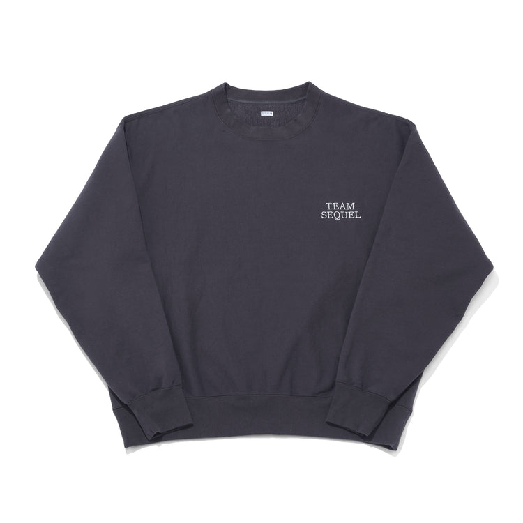SEQUEL / CREW NECK SWEAT / SQ-25AW-CS-02 / VINTAGE BLACK