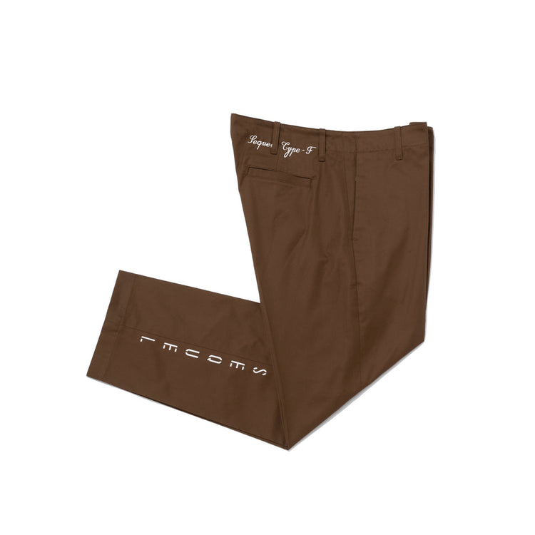 SEQUEL / CHINO PANTS (TYPE-F) / BROWN / SQ-25SS-PT-11
