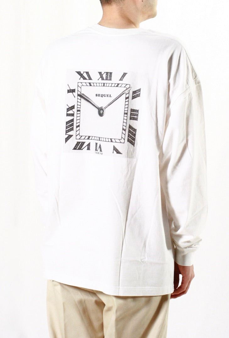 SEQUEL / LONG SLEEVE T-SHIRT / WHITE / SQ-24SS-LT-01