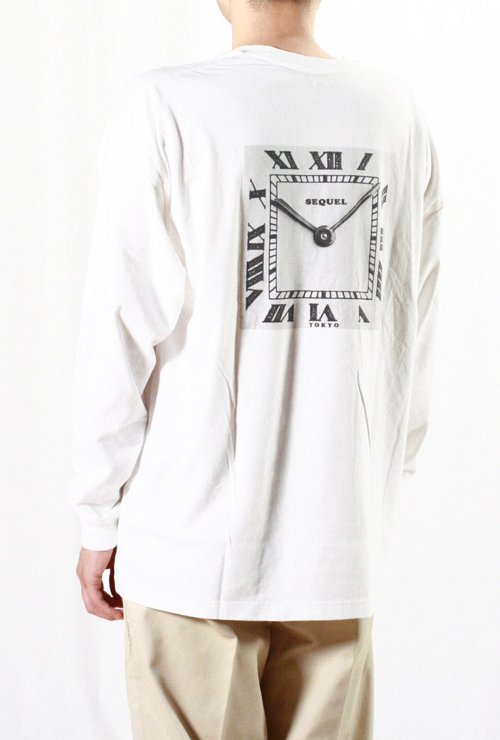 SEQUEL / LONG SLEEVE T-SHIRT / WHITE / SQ-24SS-LT-01