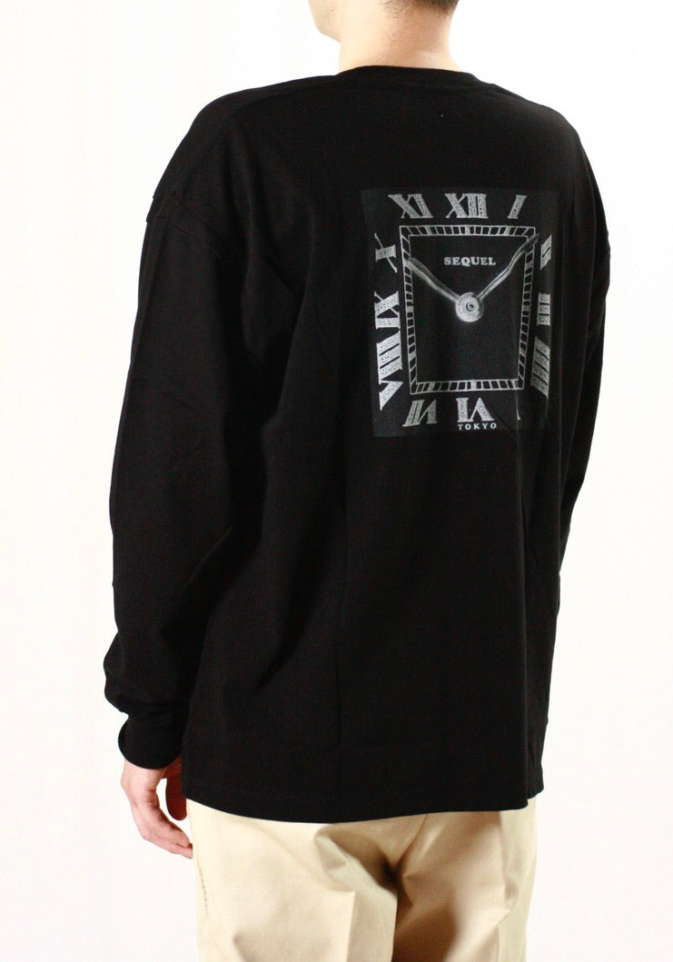 SEQUEL / LONG SLEEVE T-SHIRT / BLACK / SQ-24SS-LT-01