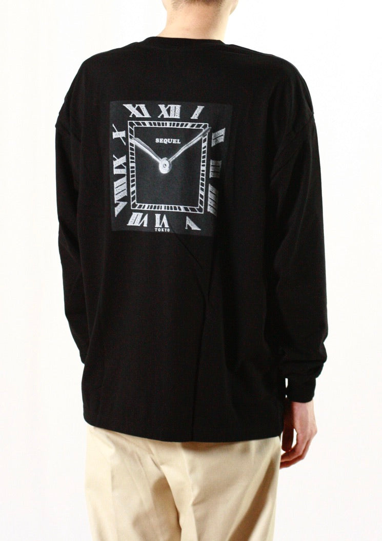 SEQUEL / LONG SLEEVE T-SHIRT / BLACK / SQ-24SS-LT-01