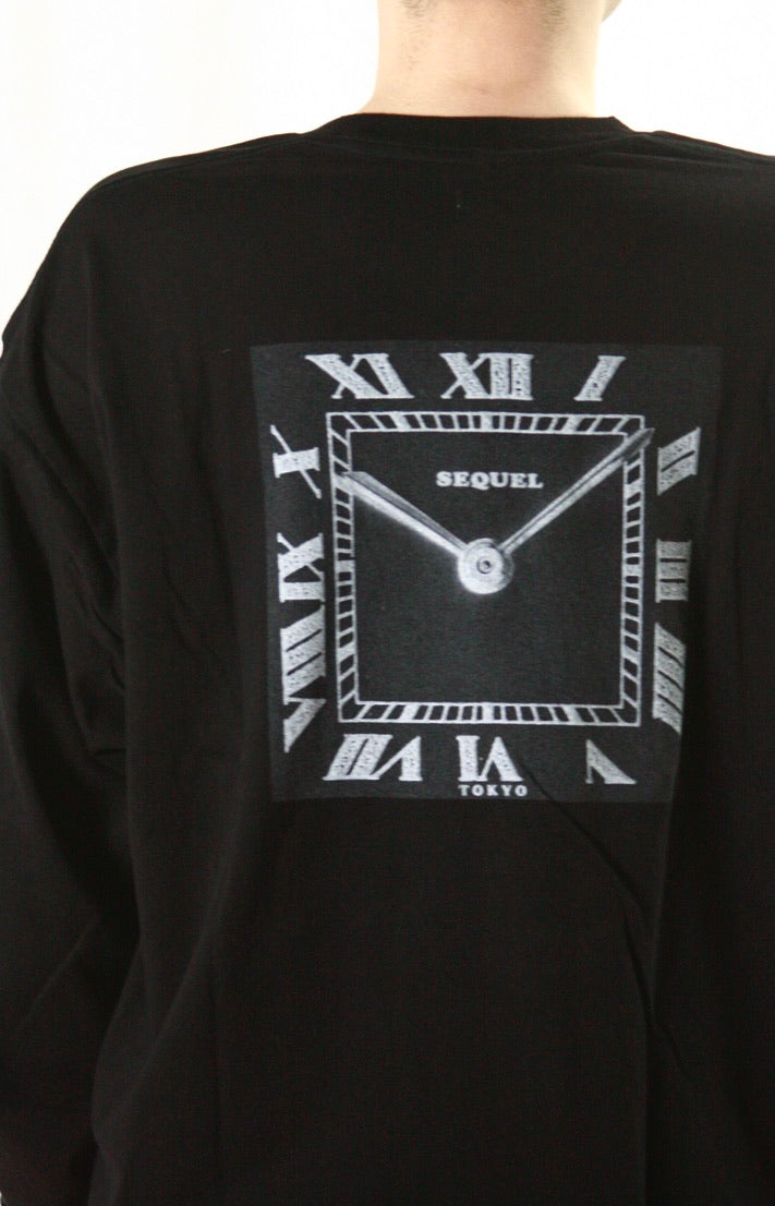 SEQUEL / LONG SLEEVE T-SHIRT / BLACK / SQ-24SS-LT-01