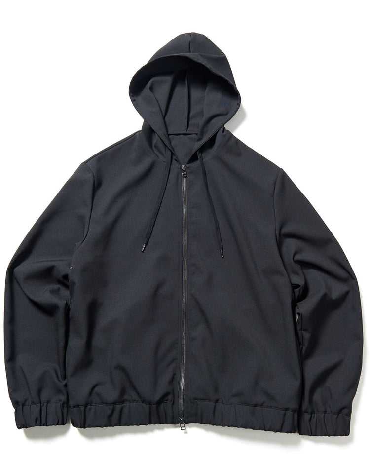 SOPHNET. / STRETCH WOVEN CLOTH ZIP HOODED JACKET / BLACK / SOPH-242028 /