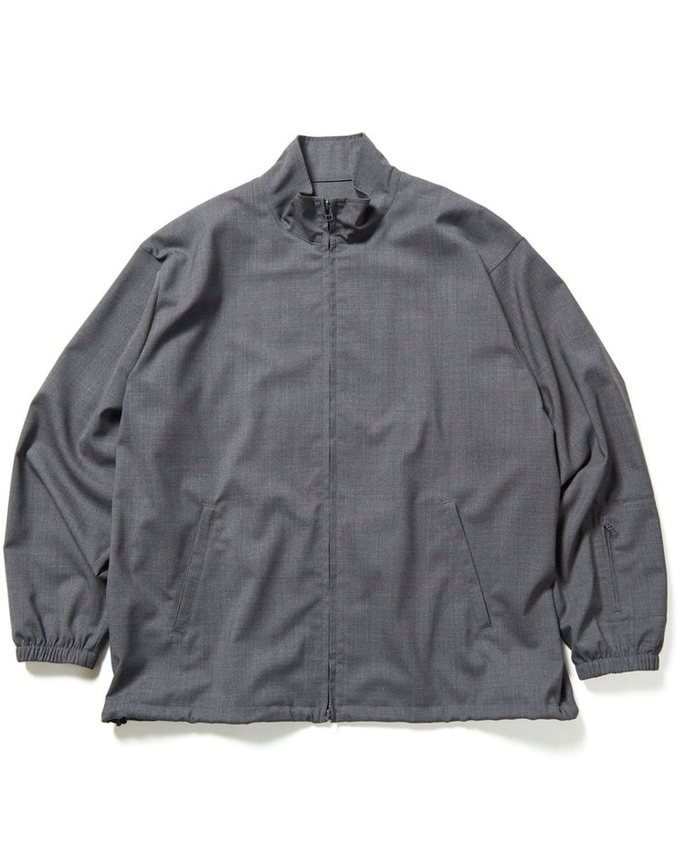 SOPHNET. / WOOL TROPICAL STAND COLLAR JACKET / CHARCOAL GRAY / SOPH-242032