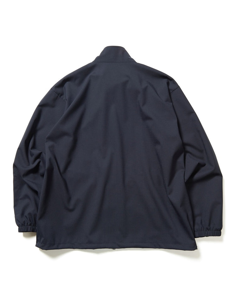 SOPHNET. / WOOL TROPICAL STAND COLLAR JACKET / NAVY / SOPH-242032