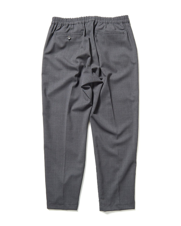 SOPHNET. / WOOL TROPICAL TAPERED EASY PANTS / CHARCOAL GRAY / SOPH-242034