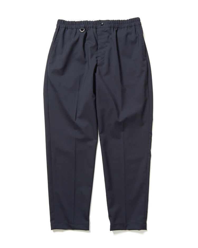 SOPHNET. / WOOL TROPICAL TAPERED EASY PANTS / NAVY / SOPH-242034