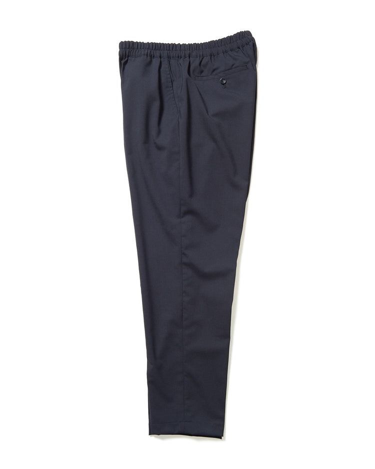 SOPHNET. / WOOL TROPICAL TAPERED EASY PANTS / NAVY / SOPH-242034