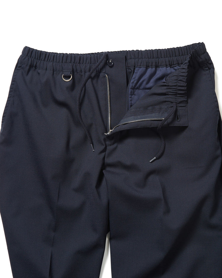 SOPHNET. / WOOL TROPICAL TAPERED EASY PANTS / NAVY / SOPH-242034