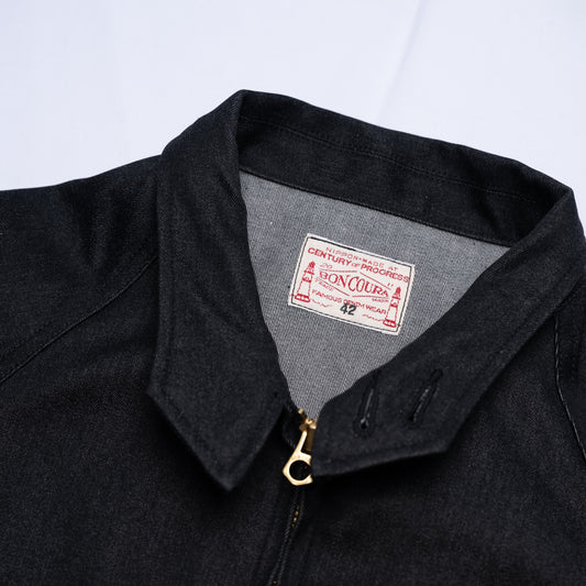 BONCOURA / Dog Ear Jacket West Point Denim / BLACK