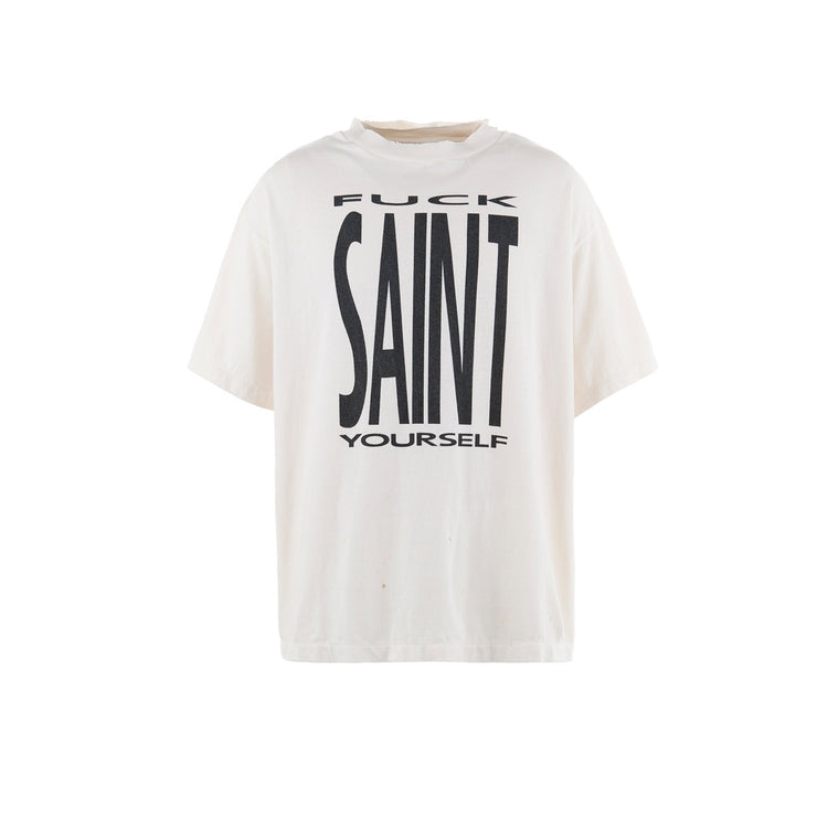 SAINT Mxxxxxx / SS TEE SAINT YOURSELF・WHITE・SM-HR8-0000-C0020