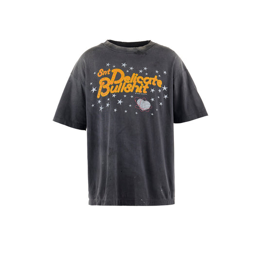 SAINT Mxxxxxx / SS TEE DELOCATE BULLSHIT・BLACK・SM-HR8-0000-C003